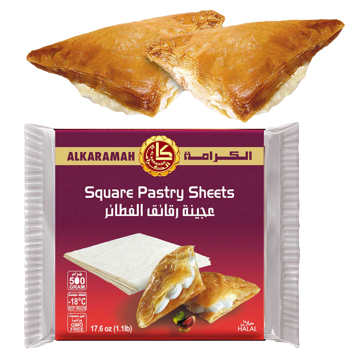 ALKARAMAH SQUARE PASTRY SHEETS (500g)