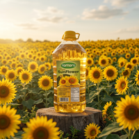 Tamara Pure Sunflower Oil 4.5L bottle, premium cooking oil for frying, with clear label and golden liquid inside the bottle.