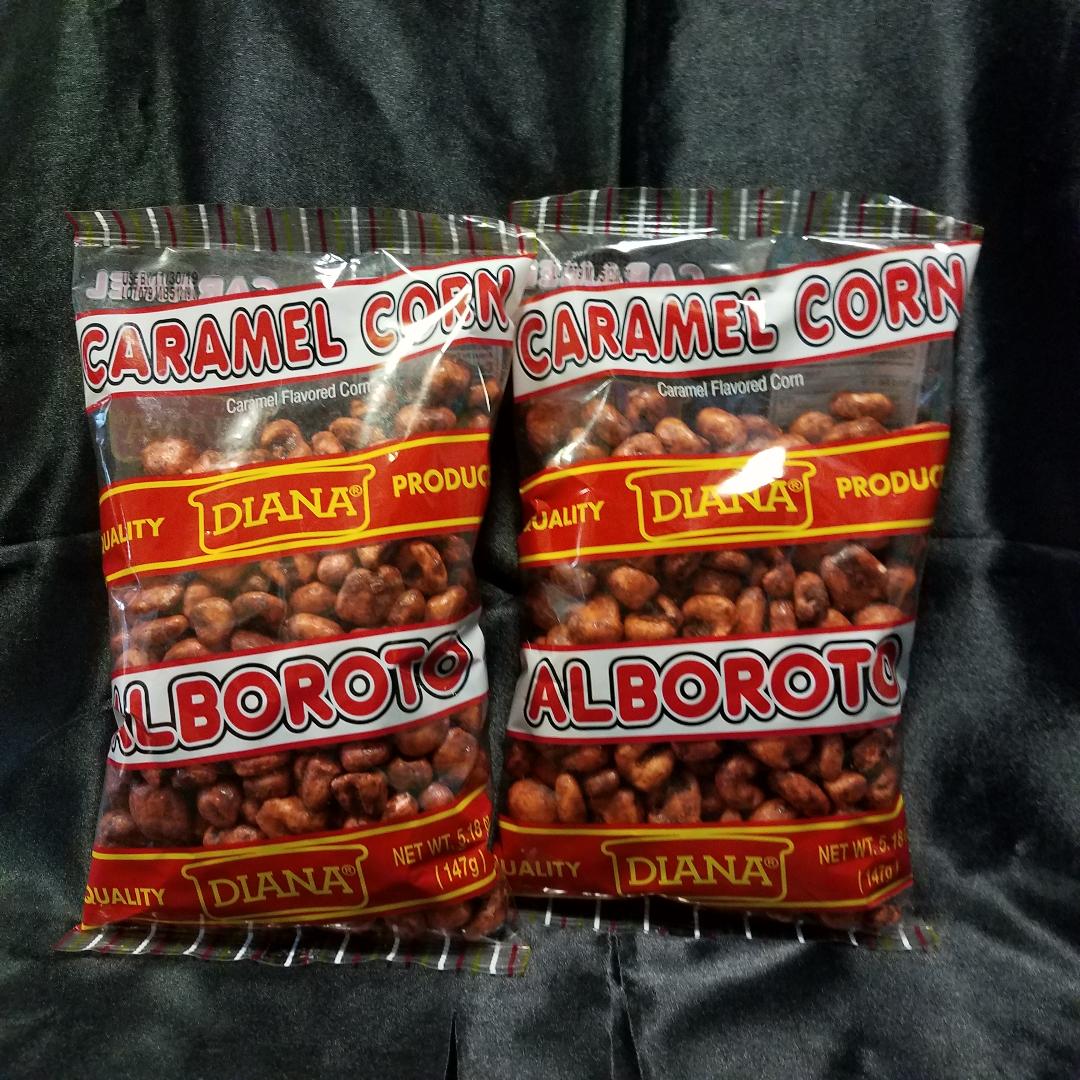 2 Packs of Diana Caramel corn Alboroto