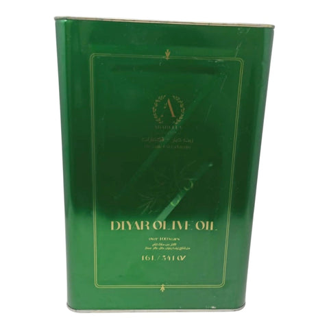 Diyar Extra Virgin Olive Oil 16L (541 oz) First Cold Pressed, Low 0.3% Acidity for Gourmet Cooking & Dipping - SANI-LLC