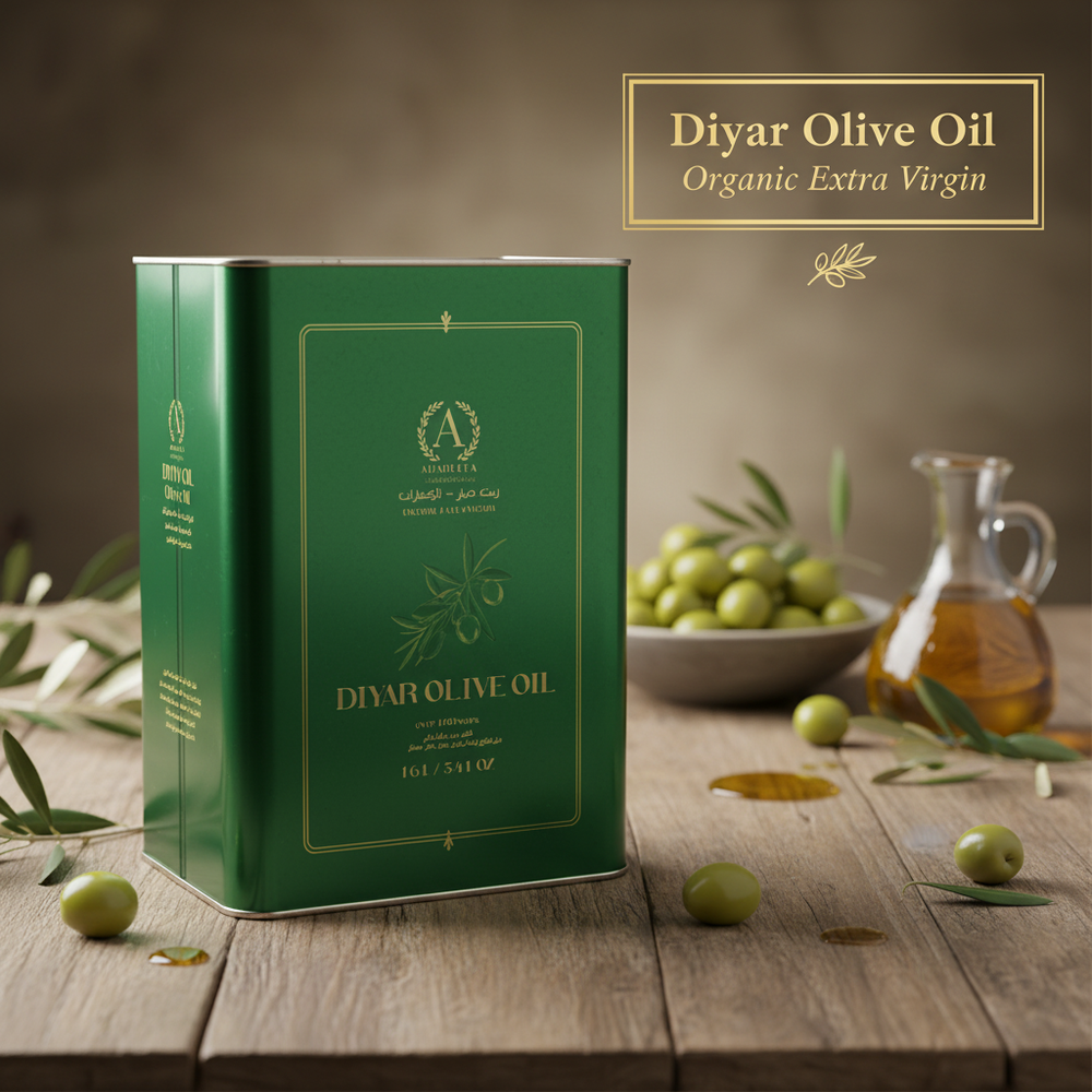 Diyar Extra Virgin Olive Oil 16L (541 oz) First Cold Pressed, Low 0.3% Acidity for Gourmet Cooking & Dipping - SANI-LLC