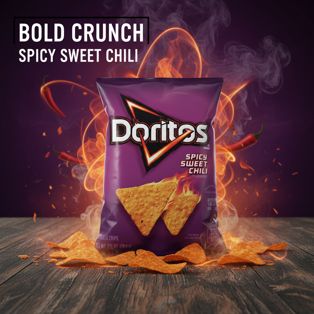 Doritos Tortilla Chips 2.5oz Bag Spicy Sweet Chili Flavor Bold Crunch for Snack Time - SANI-LLC