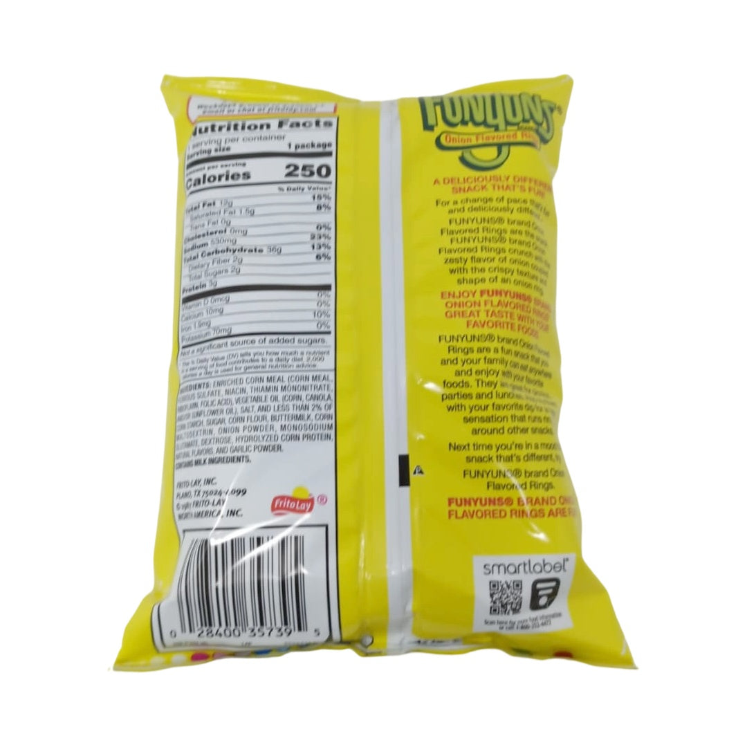 FUNYUNS Onion Flavored Rings 1.87 Oz. Crispy Texture, Zesty Flavor Snack Bag - SANI-LLC