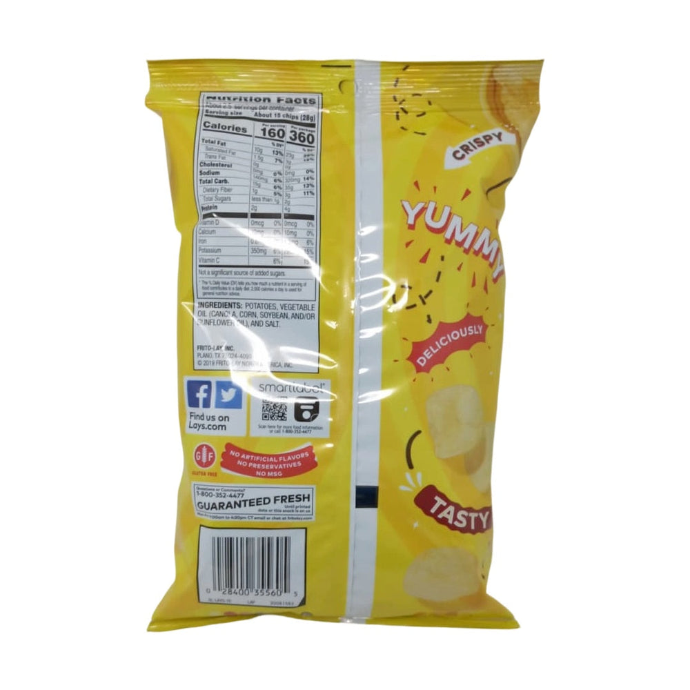 Lay's Classic Potato Chips 2.25 oz Bag, Crispy Texture & No Artificial Flavors, for Snacking - SANI-LLC
