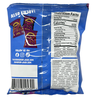 Snackerjack Munchies Blue Hot Rolled Tortilla Chips - Extra Hot Spicy Snack, 3.24oz Bag - SANI-LLC