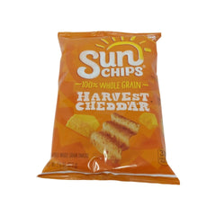 SunChips Whole Grain Chips 2.38oz Bag Harvest Cheddar Flavor 100% Whole Grain Savory Snack Anytime - SANI-LLC