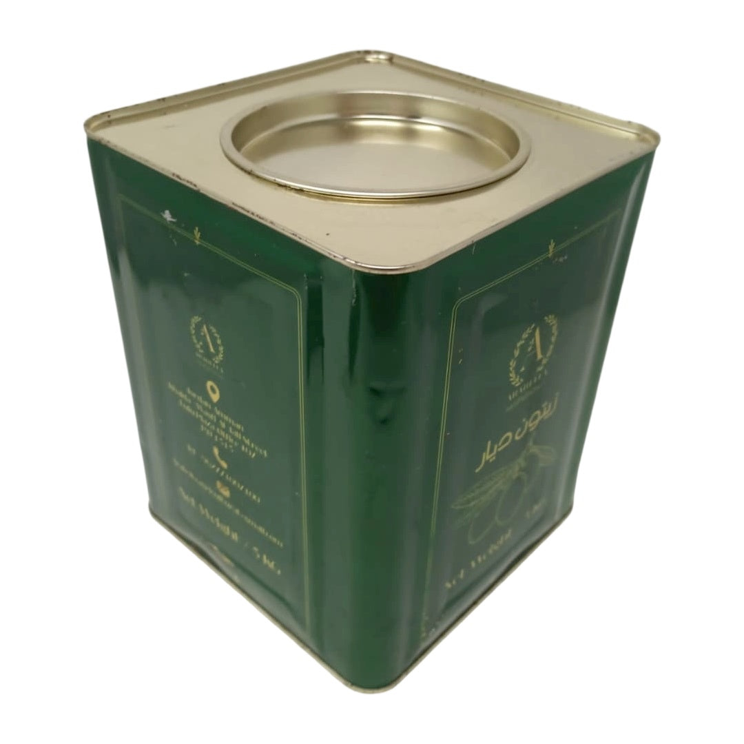 Diyar Olive Green Olives 5 KG Authentic Jordanian, Premium Quality for Snacking, Salads & Cooking - SANI-LLC