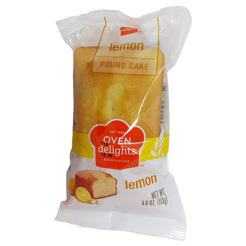 Oven Delights Lemon Pound Cake 4oz | Rich, Buttery Cake with Zesty Lemon Flavor - SANI-LLC