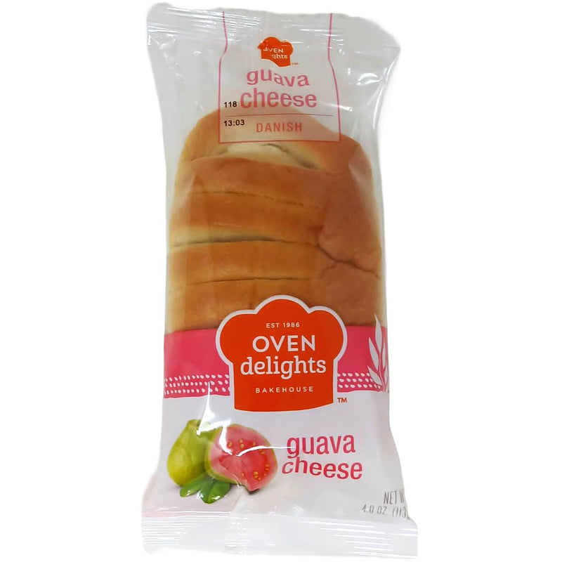 Oven Guava Cheese Danish Pastries 4oz - Bakery fresh - Breakfast pastries - Real fruit - fruit pastries - perfectly cooked - taste simply fresher - SANI-LLC