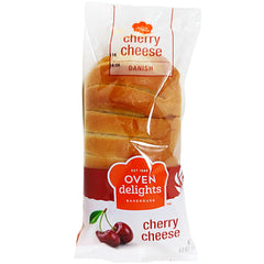Oven Cherry Cheese Danish Pastries 4oz - Bakery fresh - Breakfast pastries - Real fruit - fruit pastries - perfectly cooked - taste simply fresher - SANI-LLC
