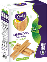 Smile breadsticks plain 350g