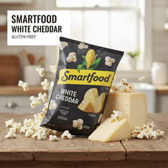 Smartfood White Cheddar Popcorn 1.75 oz (49.6g) Gluten-Free, No Artificial Flavors Delicious Snacking - SANI-LLC