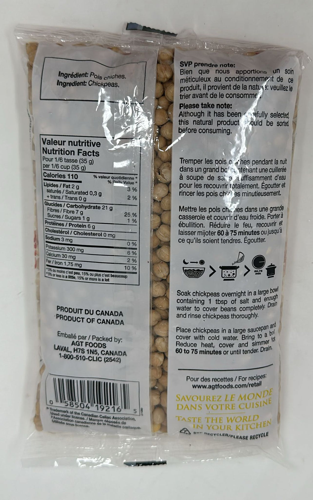 CLIC Pois chiches - 1PaysLess