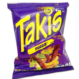 Barcel Takis Fuego 3.25 oz Hot Chili Pepper & Lime Flavored Rolled Tortilla Chips