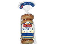 Toufayan Plain Bagels Classic 6 Count 9G Protein 20oz - 1PaysLess