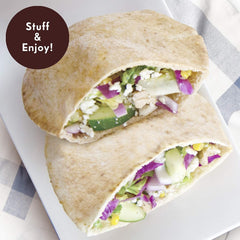 Toufayan Pita ÃƒÂ¢Ã¢â€šÂ¬Ã¢â‚¬Å“ Whole Wheat 6 COUNT | NET WT. 12 OZ. (340g) - SANI-LLC