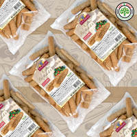 Toufayan: Crispy Bread sticks | Sesame Crunchy and delicious 227g 8oz. - SANI-LLC