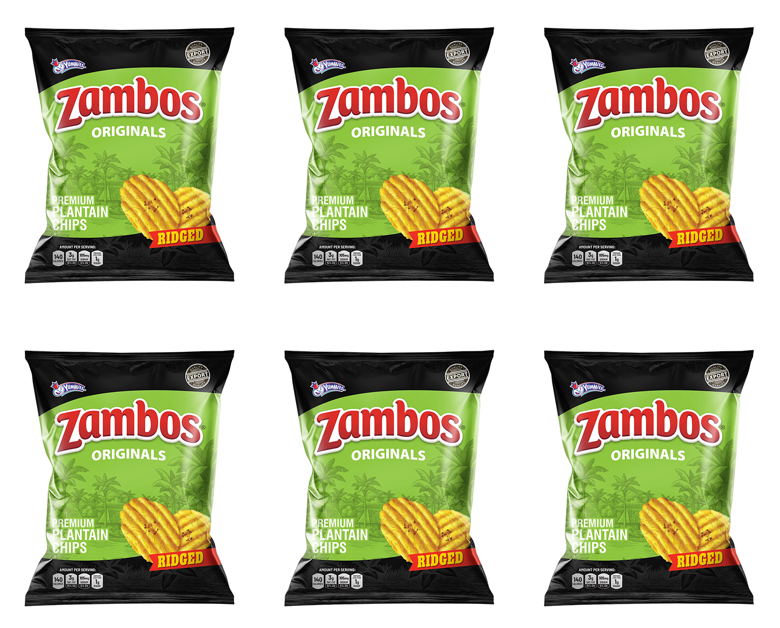 Zambos Plantain Chips – Delicious Plantain Chips originals || Ridged Premium Plantain chips || crunchy and delicious || (5.29 oz. /150g)