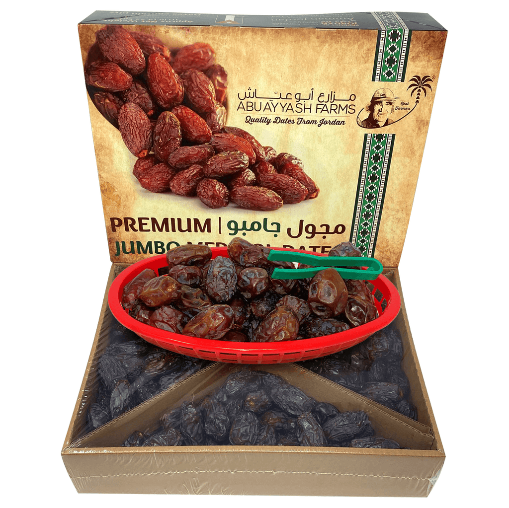 Premium Jumbo (10 lbs) 4.5 KG Medjool Dates Premium - AbuAyyash Dates from Jordan