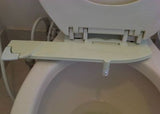 NO LEAK water spray non-electric mechanical Bidet toilet seat attach Beige Color - 1PaysLess.com