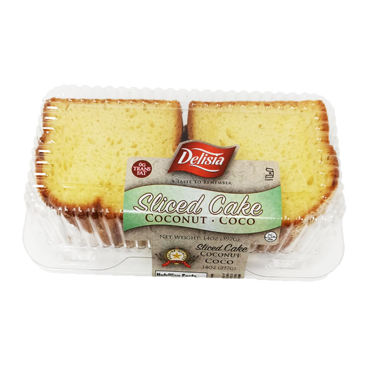 Delisia | Sliced cake | Coconut-Coco || cake decorating turntable || cake spinner | 397G | 14oz