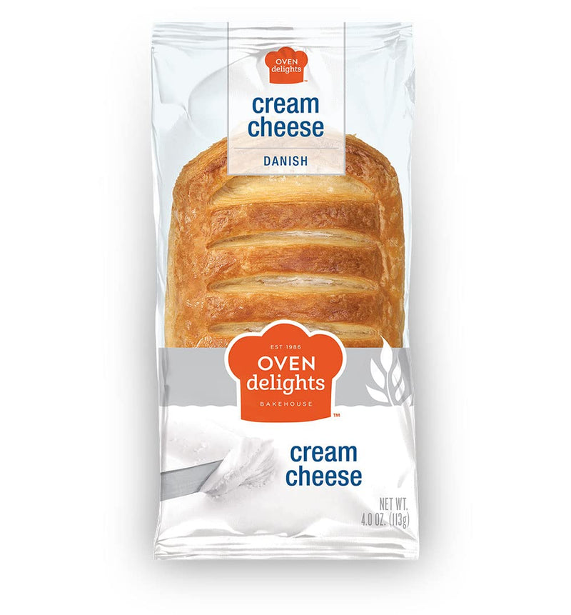Oven Delights Cream Cheese Danish Features sweet and creamy cheese, balanced with a rich, flaky pastry. Its simplicity and pure flavor quickly made it our favorite danish. which are perfectly cooked with real fruit | 4oz - 1PaysLess