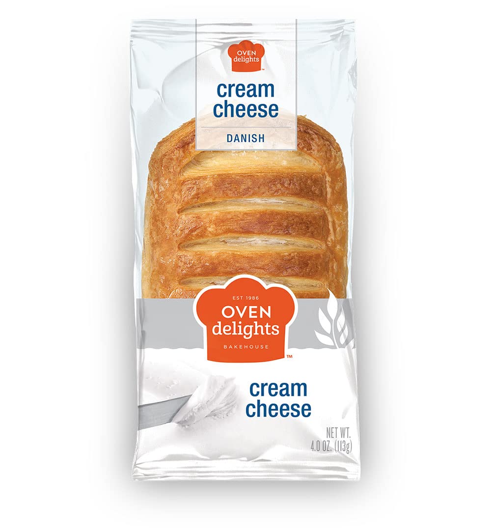 Oven Delights Cream Cheese Danish Features sweet and creamy cheese, balanced with a rich, flaky pastry. Its simplicity and pure flavor quickly made it our favorite danish. which are perfectly cooked with real fruit | 4oz - 1PaysLess