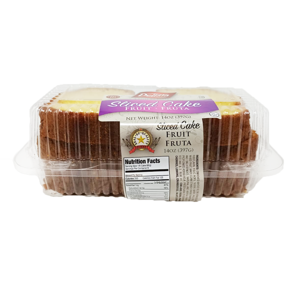 Delisia | Sliced cake | Fruit-Fruta || cake decorating turntable || cake spinner | 397G | 14oz