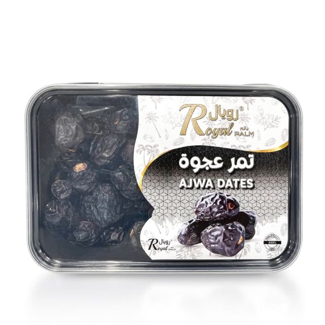 Royal Ajwa Dates - Premium Quality - saudi arabia ramadan dates - fasting time 16 oz (1 lb)
