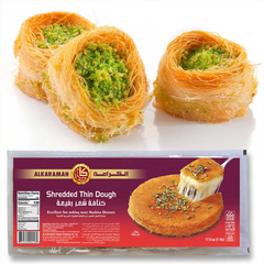 Alkaramah Shredded Kunafa Dough, Knafeh, Kunefe, 500g - 1PaysLess
